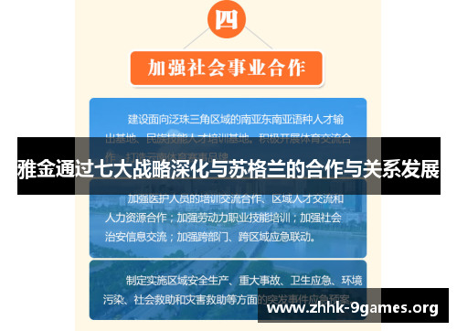 雅金通过七大战略深化与苏格兰的合作与关系发展